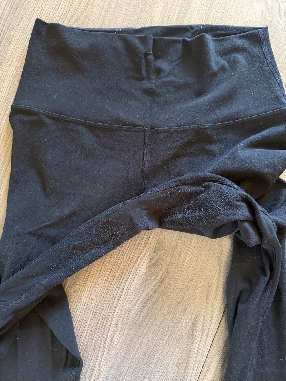 lululemon athletica cropped  Black High-Waist Leggings - Picture 3 of 5